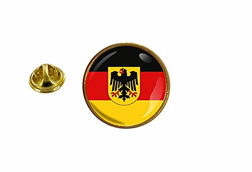 Akachafactory Anstecknadel Deutschland Adler rund - Silver - Accessoire - Anstecknadel