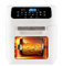 Tagars Forno Friggitrice Ad Aria Calda Da 12 Litri Con Display Digitale, Sistema A Riscaldamento Rapido, 12 Programmi Di Cottura, Timer e Temperatura Regolabili 1800 W