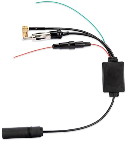 alca® Antennenverstärker für DAB+, FM/AM, inkl. Splitter | geeignet für 12V, zur Nachrüstung digitalen Radio-Empfangs im Auto