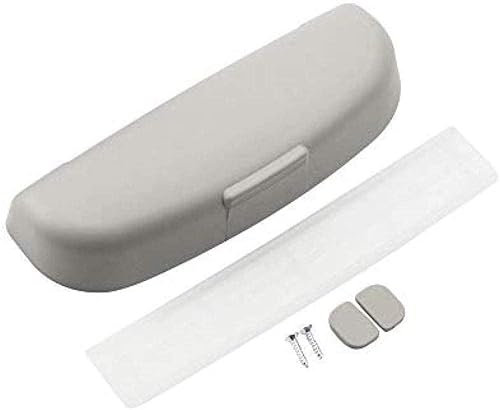 RUFD Auto Brillenetui für Volvo V70 XC70 2000-2013, Sonnenbrillenhalter Brillenhalter Glasses Case Holder Käfig Zubehör,C Grey