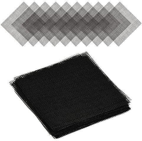 Vesaneae 50 Filets de Protection en Plastique pour bonsaï, Pot de Fleurs, Grille de bonsaï, Grille de bonsaï, Filet de Drainage de Jardin, pour Bol à bonsaï, Pot de Fleurs ou Pot de Fleurs 10 x 10 cm