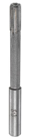 sourcing map Spannen Reibahle 8.8mm H7 Hartmetall Spitze Gerade Flöten