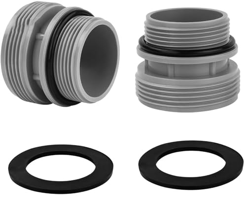 Schlauchverbinder 38mm, Pool Schlauchverbinder 38mm poolschlauch 38mm verbinder Poolschlauch Adapter Pool Schlauchverbinder Verlängerung für Poolschläuche (2pcs)