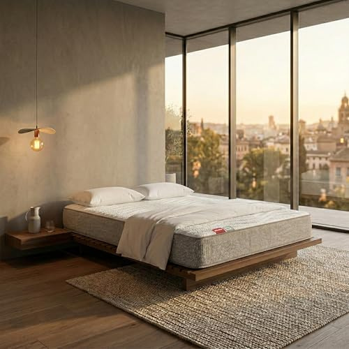 PIKOLIN Veza Compact | 90x190 | Colchón de Muelles Ensacados y Viscoelástica Premium | Altura 23cm | Firmeza Media-Alta | Confort Visco | Calidad Óptima | Protección Higiénica Total