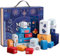 Fillable Advent Calendar - 24 Empty Boxes for Christmas Countdown, Adjustable Cases for Treats, Toys and Chocolates, Perfect for Holidays and Surprises