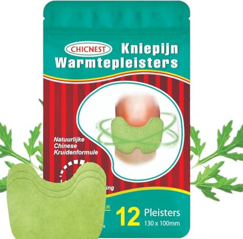 Knieschmerzen Linderung - 12 Stück - Nackenschmerzen Linderung - Rückenschmerzen Linderung - Wärmepflaster - Muskel & Gelenkschmerzen - Schmerzlinderung Pflaster