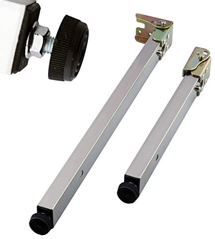 Verstellbare Metall-Tischbeine für Klappmöbel, quadratischer Bartisch, Stützfüße, platzsparendes Design, einfach zu verstauen, anpassbar, 1 Bein