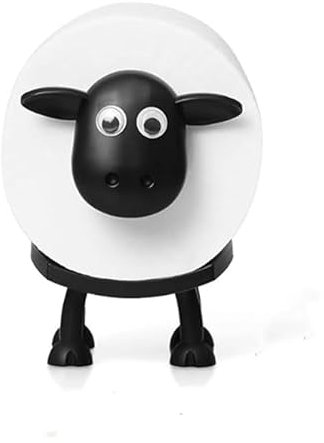 Porte-Papier Toilette de Mouton, Porte-Rouleau de Papier Toilette Amusant, décoration pour Papier Toilette, pour Stand de Salle de Bain Table Comptoir Plancher (1)