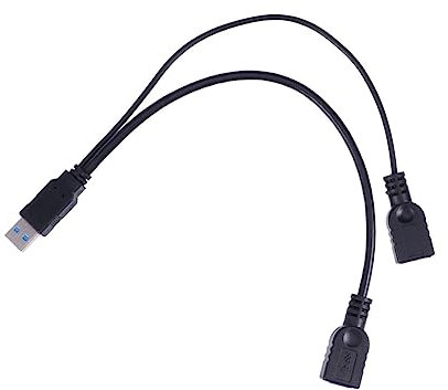 OSALADI Data Cable Extension Usb Hub Adapter Micro Usb to Male Female High Speed Transfer Soft Pvc No External Power for Mobiles Tablets