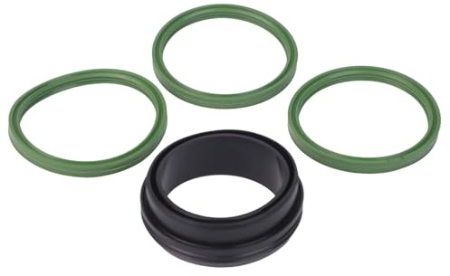 JoyousMall 4 Stück O-Ring-Dichtung, Rohr-Turbo-Kollektor, Ladeluftkühler, Gummidichtungs-Set 11617801222 für BMW 3, 5, 7