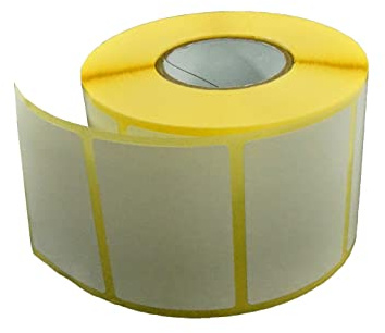 Netuno 10 rouleaux d'étiquettes thermiques blanches 60 x 40 mm 40mm 1000 pièces par rouleau étiquettes adhésives en rouleaux pour codes à barres imprimantes transfert thermique d'expédition d'adresse