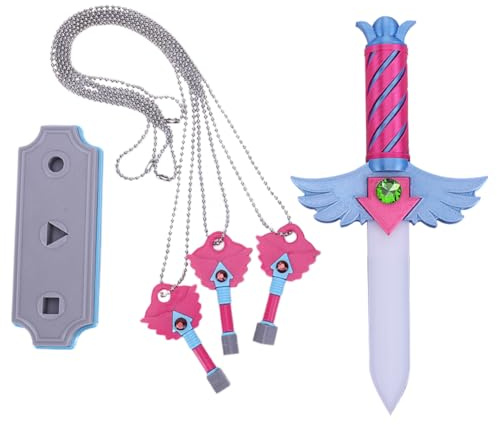 Impression 3D Couteau de jeu Porte-clés Coréen Traditionnel Jeu Collier Objet de collection pour les fans de télévision