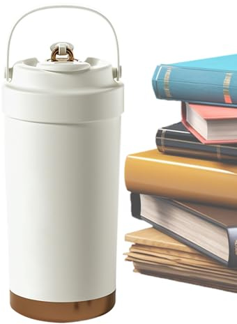 Youngwier Mug De Voyage En Céramique Pour Café - Gobelet Isotherme Voyage Céramique - Gourde Portable Anti-fuites 500ml pour Maison Travail Cuisine Extérieur