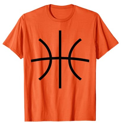 Basketball Ball Shirt Herren Damen Kinder Basketball Kostüm T-Shirt