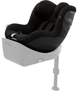 CYBEX Gold Kinder-Autositz Sirona G3, Ohne Base, Magic Black | Ohne Base, ab ca. 3 Monaten bis 4 Jahre, max. 19 kg, 61 - 105 cm, 360-Grad-Drehmechanismus, integrierter Seitenaufprallschutz