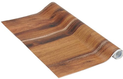 Venilia Klebefolie Perfect Fix Eiche Rustikal, Holzfolie, Dekofolie, Möbelfolie, Tapeten, selbstklebende Folie, keine Luftblasen, Natur-Holzoptik, 90cm x 2,1m, Stärke: 0,15 mm, 54308