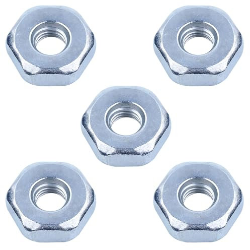 AUMEL 5 Pièces Écrou de Tronçonneuse pour STIHL MS170 MS171 MS180 MS181 MS250 MS251 MS211 MS390 et Plus de Modèles Universel M8 Ecrou pour Carter de Chaine