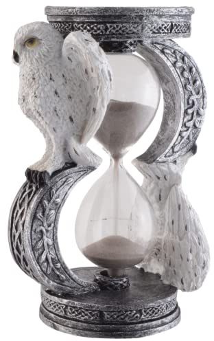 VOGLER Joh. Vogler GmbH Sanduhr Schneeeule mit schwarzem Sand