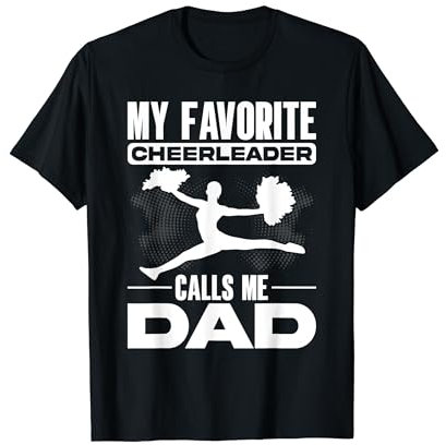 Cheer Dad Cheerleading Cheerleader Papa T-Shirt