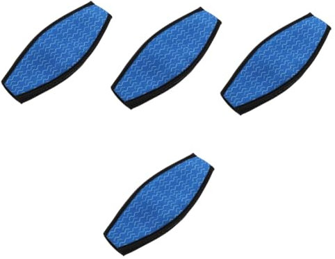 KOMBIUDA 4stücke Doppelschichtige Neopren-maskenbandabdeckung Für Tauchmasken Wassersport-ausrüstung Zur Haarpflege Und Vermeidung Von Verwicklungen Beim Schnorcheln