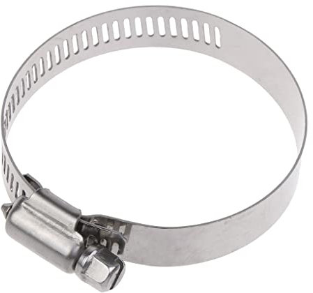 TIANQUXNGI Colliers de serrage réglables en acier inoxydable pour conduits d'air 50/75/100/150/200 mm