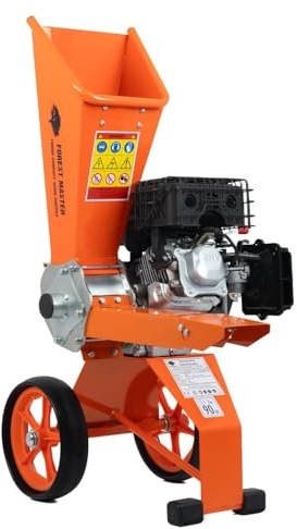 Forest Master FM6DDES-ADJ 6hp Petrol Wood Chipper with Oil – Electric Start, Direct Drive, Rotatable Hopper – Chips up to 50mm (2) – Anti-Blocking System