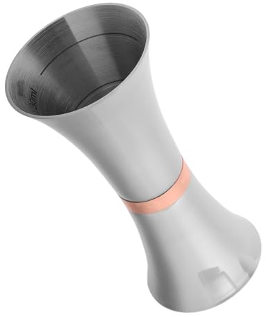 GRIRIW Stainless Steel Measuring Mug Double-Sided Jigger for Whiskey Cocktail Measurement Accurate Shot Tool