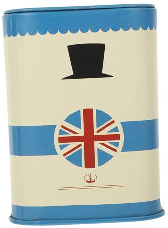 Healeved Contenedor Para Guardar Maquinillas De Afeitar Caja De Cuchillas Metálica Azul Cuadrada Gran Capacidad Almacenamiento Seguro Para Barberías y Uso Profesional