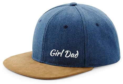 Huuraa Cappy Mütze Girl Dad Schriftzug Geschenk | Baseballkappe Basecap Kappe Geschenkidee Unisex Baseball Cap