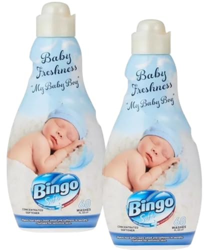 Bingo Weichspüler Baby Freshness – 2 x 1440 ml – Für empfindliche Haut