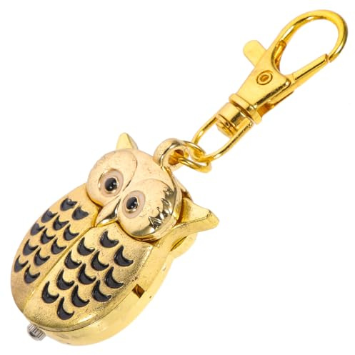 SUPVOX Orologio da Taschino Vintage Gufo in Lega Oro Decorazione Retrò e Visione del Facile, come Regalo o Decorazione per Outfit