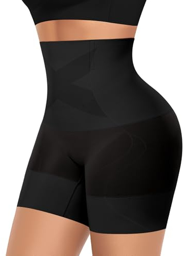 YARRCO Braga Faja Reductora Mujer Invisible Adelgazante Braguitas Moldeadoras Abdomen Faja Pantalon Reductora Vientre Plano Sin Costuras Cintura Alta Faja Postparto Shorts