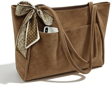 VOESLD Bolso Shopper Mujer Grande Bolso Bandolera Hobo Vintage Tote Amplio