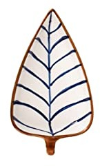 LSXDCVLBJ Ciotola for condimento for cesto di frutta in ceramica a forma di foglia for spuntino multicolore Taglia N(A)