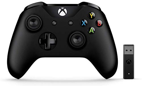 Microsoft Xbox Controller (mit Wireless Adapter für Windows) schwarz