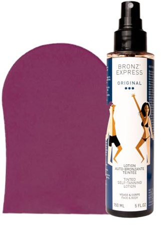Academie Bronz'Express Selbstbräuner Lotion 100ml + Applikator für Körper