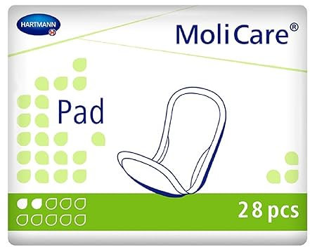 Inserto pad Hartmann Molicare® con incontinenza, 2 gocce - 28 pezzi