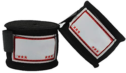 navigatee Boxbandagen, Boxbandagen, 5 m, federnde Baumwolle, für Kickboxen, Sanda, Taekwondo, Muay Thai, Bandage, Sportschutzausrüstung, 2 Stück pro Packung