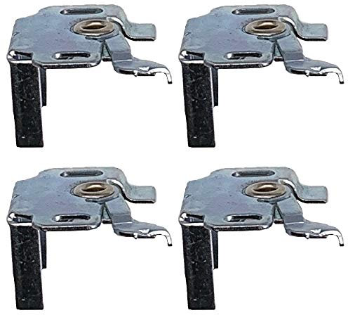 Universalträger (4 Stück, verzinkt) für Jalousien mit 25 mm Kopfprofil (Oberschiene) – zur Wand- und Deckenmontage - Jalousieträger - ps QUICKFIX