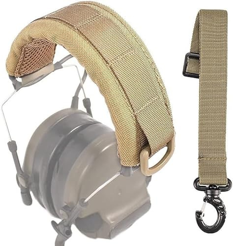 DONGKER Tactical Headset Cover, Kopfband Kopfbügel-Abdeckung, Headband Advanced Modular Headset Cover Fit for All General Tactical Earmuffs