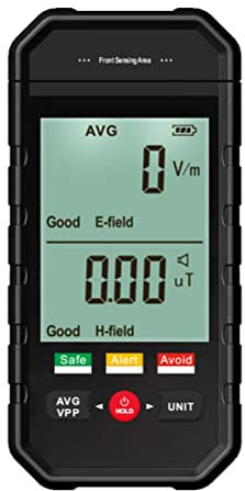 Détecteur de rayonnement Nuclear - Compteur Geiger portatif ET925 - Détecteur de rayonnement nucléaire - Testeur de rayonnement électromagnétique avec lampe à 3 couleurs