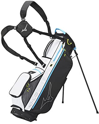 Mizuno Golf K1-L0 Leichte Standtasche, schwarz-weiß