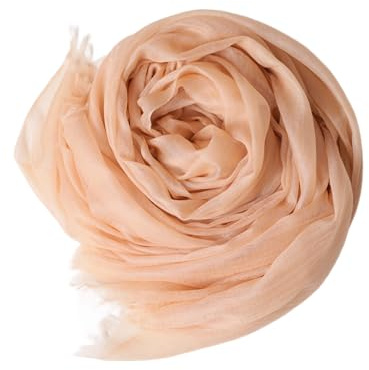 Prettystern Damen 100% Kaschmir feder-leicht Ring Pashmina Schal Abendkleid Stola aus hauch-dünn 200 garn Cashmere Fäden