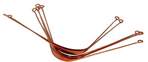 6 x 100 % ren hamrad koppar Ayurvedic tungrengöring repor