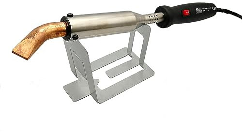 Elektrischer Hochleistungs-Lötkolben LK-500-KR, 500W, ca. 350°C (konstant) – Profi-Lötgerät für Spenglerarbeiten, Modellbau, Gehäuselöten – Lötstation & Lötgerät inkl. Ablage