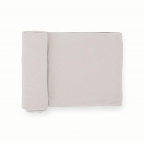 Little Unicorn Premium Stretch Knit Swaddle Blanket | Super Soft with Optimal Stretch & Breathability for swaddling (Pebble)