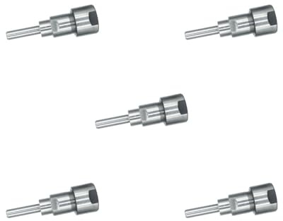 5 Set Durchmesser Schaftfräse Spannzange Verlängerung Bohrfutterhalter Adapter 8 mm Silber