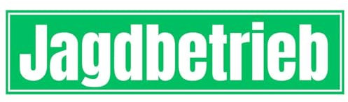 Jagdbetrieb Auto Magnetschild – Olanmarp Magnetisches Hinweisschild zur Kennzeichnung von Jagdfahrzeugen | UV-beständig & wetterfest | Einfach anzubringen -ca. 20 x 5 cm - bis 190 km/h - Made in EU