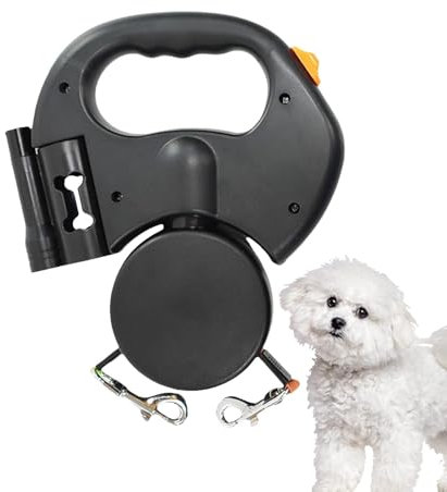 Rollleine Für Hunde, Hundeleine Ausziehbar 360° Verhedderungsfreier Leinenverlängerung Haustierleine Für Kleine, Mittelgroße Hunde, 20x19x4cm