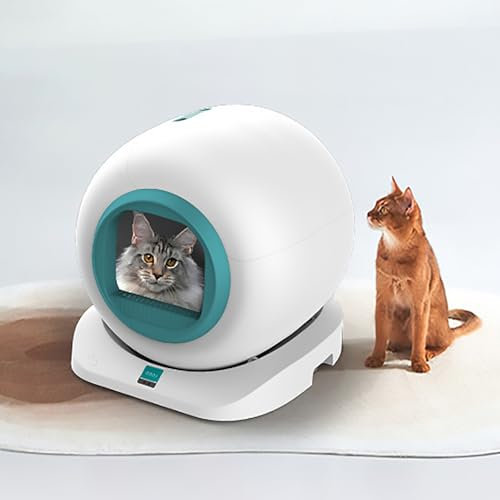 Lettiera Gatto Autopulente, Toilette Intelligente per Gatti Deodorante, Struttura Integrata a Barile e Silo, Facile da Pulire, Nessuna Perdita di Sabbia